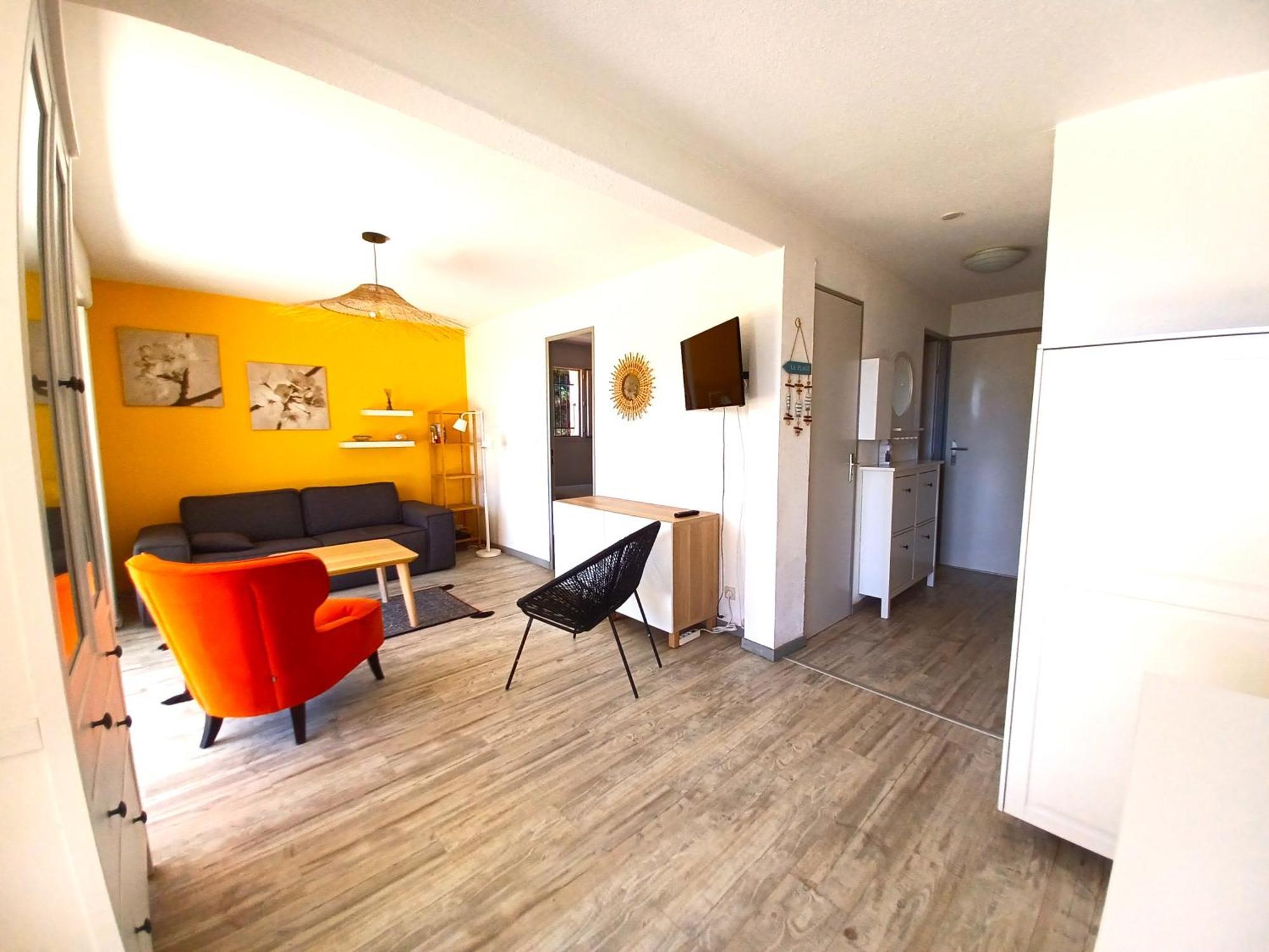 Plain-Pied Jardin 6 Personnes Clim Vue Mer Parking Wifi Terrasse Piscine Dans La Residence Saint-Pierre-la-Mer  Exterior photo